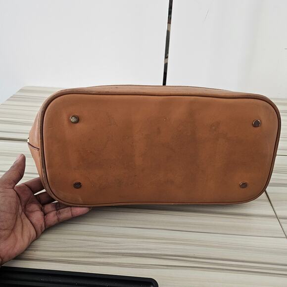 Tous Kaus Vintage Beard Print Satchel Large Handbag - Picture 4 of 10